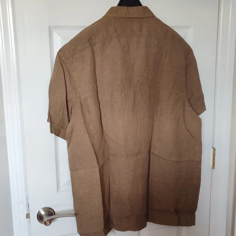 BANANA REPUBLIC EXPEDITION UNTUCKED LINEN SHIRT